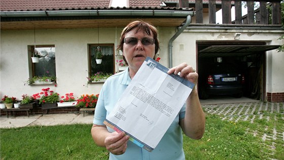 Jarmila Kianová s nabídkou realitní kanceláe, která má zájem o rodný dm