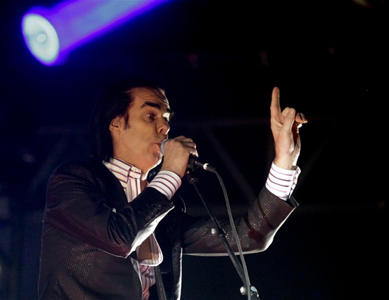 Grinderman: Nick Cave - festival Colours of Ostrava (17. ervence 2011)