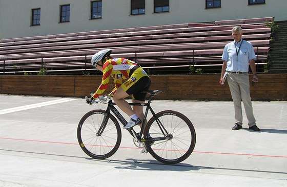 Cyklistka Kateina Riková 