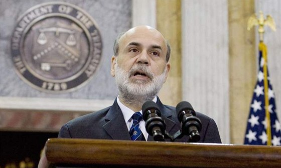 Šéf americké centrální banky Ben Bernanke