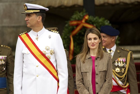 panlský princ Felipe a jeho manelka, princezna Letizia