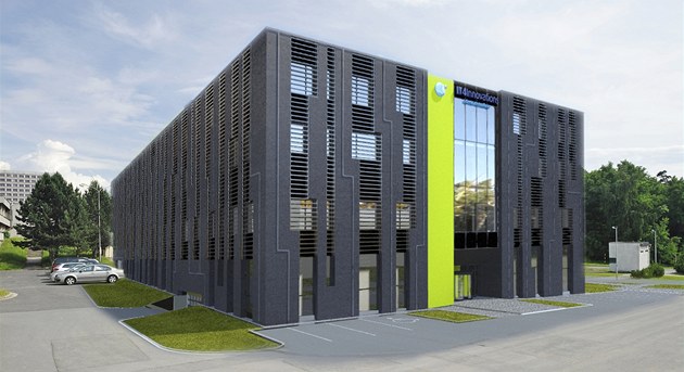 Vizualizace podoby superpoítaového centra v Ostrav-Porub