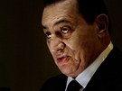 Bývalý egyptský prezident Husní Mubarak na snímku z roku 2008