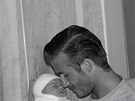 Victoria Beckhamová vyfotila svého manela Davida a jejich dceru Harper Seven