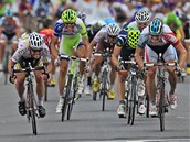 hromadn spurt v zvru 10. etapy Tour de France