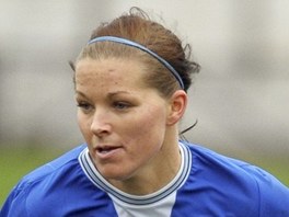 Rachel Unittová v dresu Evertonu, Anglie, 29 let, obránkyn
