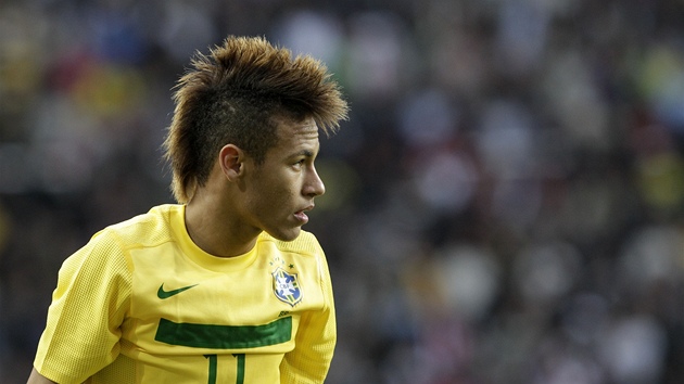 Brazilská hvzda budoucnosti Neymar.