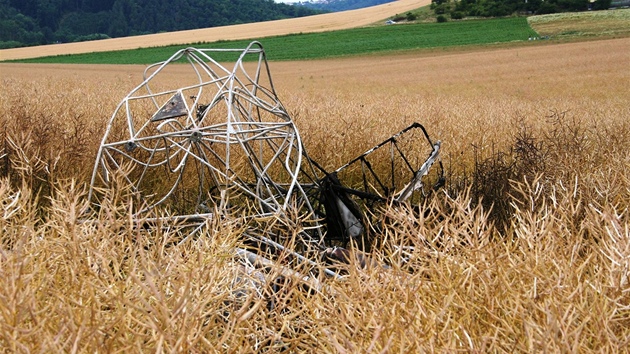 U medláneckého letit havarovalo 11. ervence ultralehké sportovní letadlo....