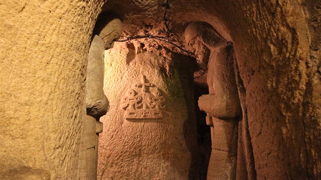 Jeskyn Blanických rytí v Rudce na Blanensku 