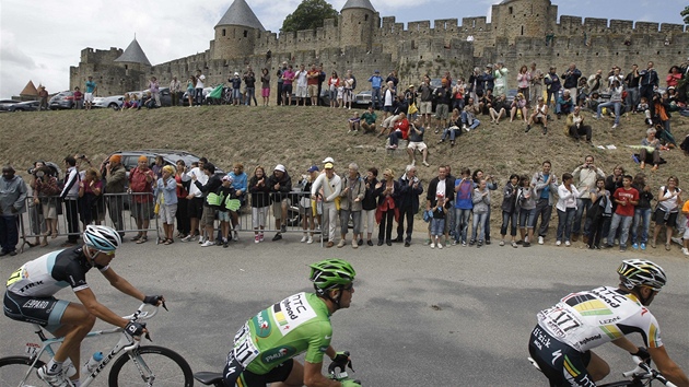 Mark Cavendish v prbhu 15. etapy Tour de France 