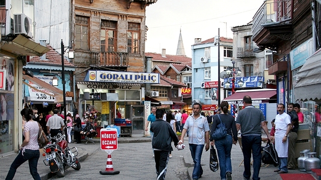 Centrum Edirne za soumraku