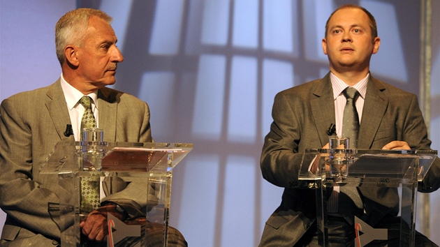 Ministr zdravotnictví Leo� Heger (TOP 09) a místop�edseda �SSD a jihomoravský