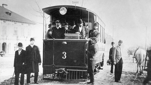 V roce 1896 K�i�ík postavil druhou elektrickou dráhu v pra�ské aglomeraci. Jeho