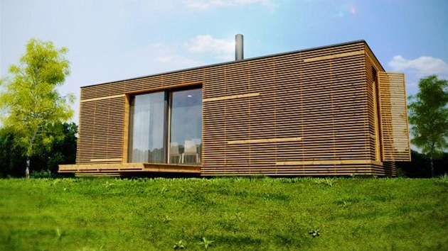 Architekt Marek �t�pán navrhl a za�al stav�t takzvané freedomky. Firma Domestav