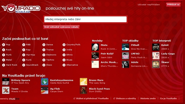 YouRadio.cz nyní i jako aplikace pro Google Android