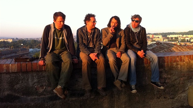 Z natá�ení projektu Polski film: parta spolu�ák� aneb (zleva) Marek Daniel,