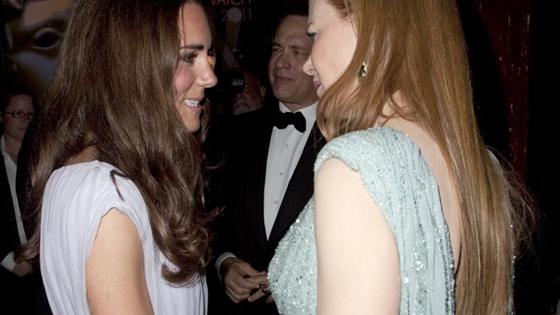 Vévodkyn z Cambridge Catherine a Nicole Kidmanová v L. A.