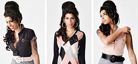 Amy Winehouse navrhla pro odvní spolenost Fred Perry kolekci obleení.