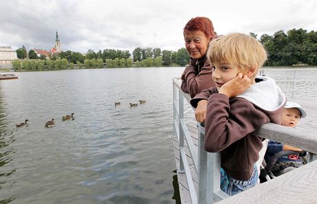 U Jordánu tráví volný as ada obyvatel Tábora mezi nimi i Marie ebková s