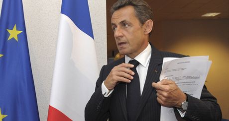 Nicolas Sarkozy by podle souasných výsledk pedvolebních przkum skonil ve druhém kole jako poraený. Ilustraní snímek