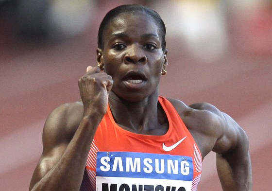 Amantle Montshová na mítinku Diamantové ligy v Monaku v bhu na 400 metr.    