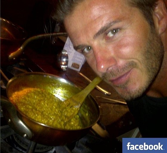 David Beckham se pochlubil svým kuchaským umním