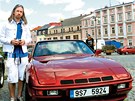 Sraz porschí v áslavi: Bohumil Bartunk organizuje srazy majitel voz Porsche.