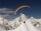 Expedice Karákóram 2011. Paraglidisty nesl vítr rychlostí 40 a 50 kilometr v