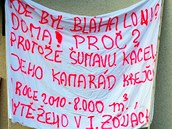 Skoro 200 obyvatel obc Nrodnho parku umava se vydalo na protestn prvod