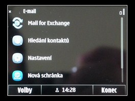 Recenze Nokia E6 displej
