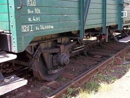 Vyetovn nehody vykolejenho vlaku v Jihlav (29.7. 2011)