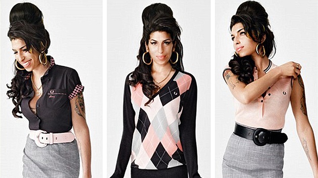 Amy Winehouse navrhla pro odvní spolenost Fred Perry kolekci obleení.