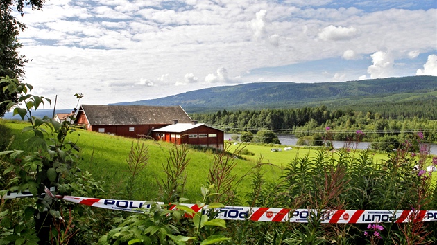 Farma Anderse Behringa Breivika v norském msteku Asta.