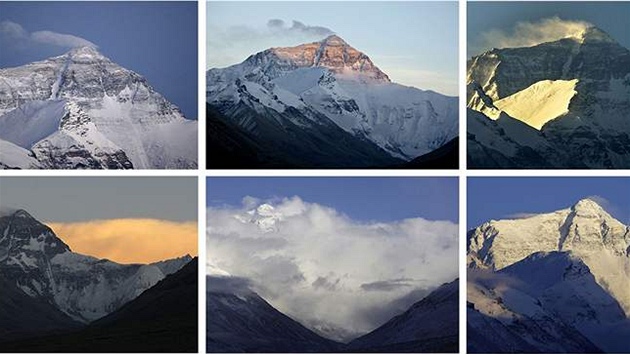 Promny Mount Everestu mezi 3. a 6. kvtnem 2008