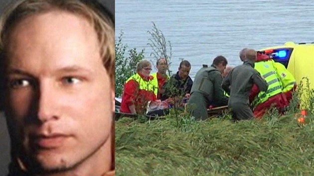 32-letý Nor, který na norském ostrově Utoya zabil více než 80 mladých lidí