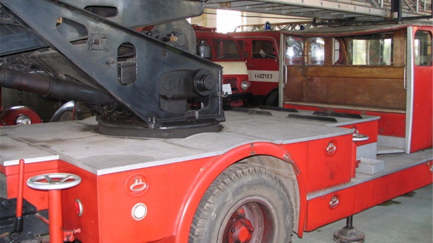 Expozice hasiského muzea v Novém Oldichov