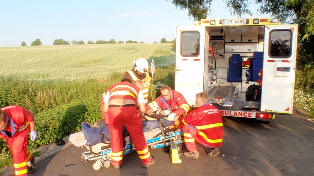 Pi nehod u obce Vlí Doly zemel spolujezdec. idika se ván zranila.