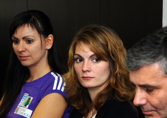 Lenka Maruková (vlevo) se svou reprezentaní kolegyní Kateinou Emmons