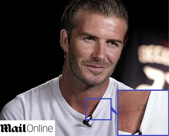 David Beckham si nechal vytetovat jméno dcery Harper Seven.