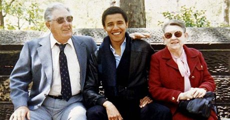 Barack Obama s prarodii v 80. letech