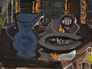 Georges Braque - Hrnec a ryba (1943)