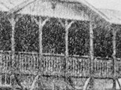 Původní tribuna SK Slavie na Letné byla uvedena do provozu v roce 1901 a stala