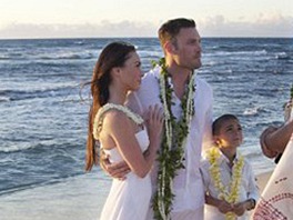 Megan Foxová se s Brianem Austinem Greenem v roce 2010 vzali na Havaji. Hereka...
