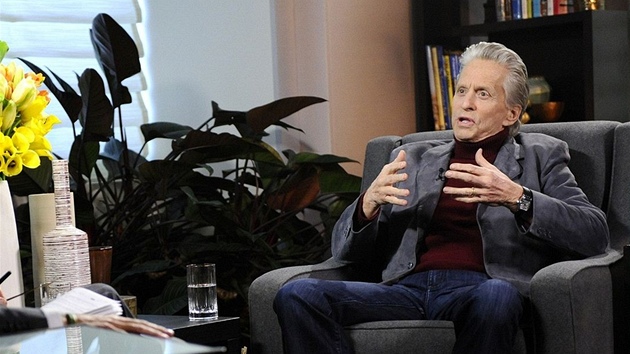 Michael Douglas pi rozhovoru pro NBC