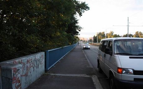 Msto loupenho pepaden v Ostrav-Vkovicch. (19. srpna 2011)