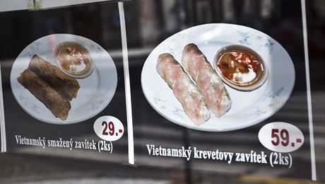 nsk restaurace Mei Shi Ge ve Slavkov ulici v Praze. Po oteven spnho