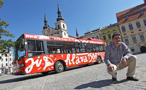 editel festivalu Marek Hovorka ve tvrtek 18. srpna pedstavil trolejbus s