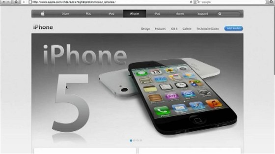 Jedna z moných podob nového iPhonu 5