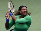 RÁNA. Serena Willamsová odehrála míek pi finále turnaje v Torontu. Samanthu