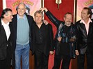 Skupina Monty Python (2009) - Zleva: Michael Palin, John Cleese, Terry Jones,...